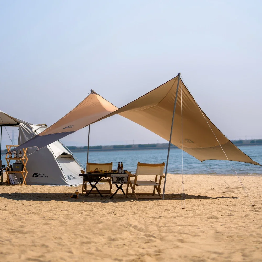 

Canopy Waterproof Outdoor Picnic+Camping TARP Sun UV Protection UV50