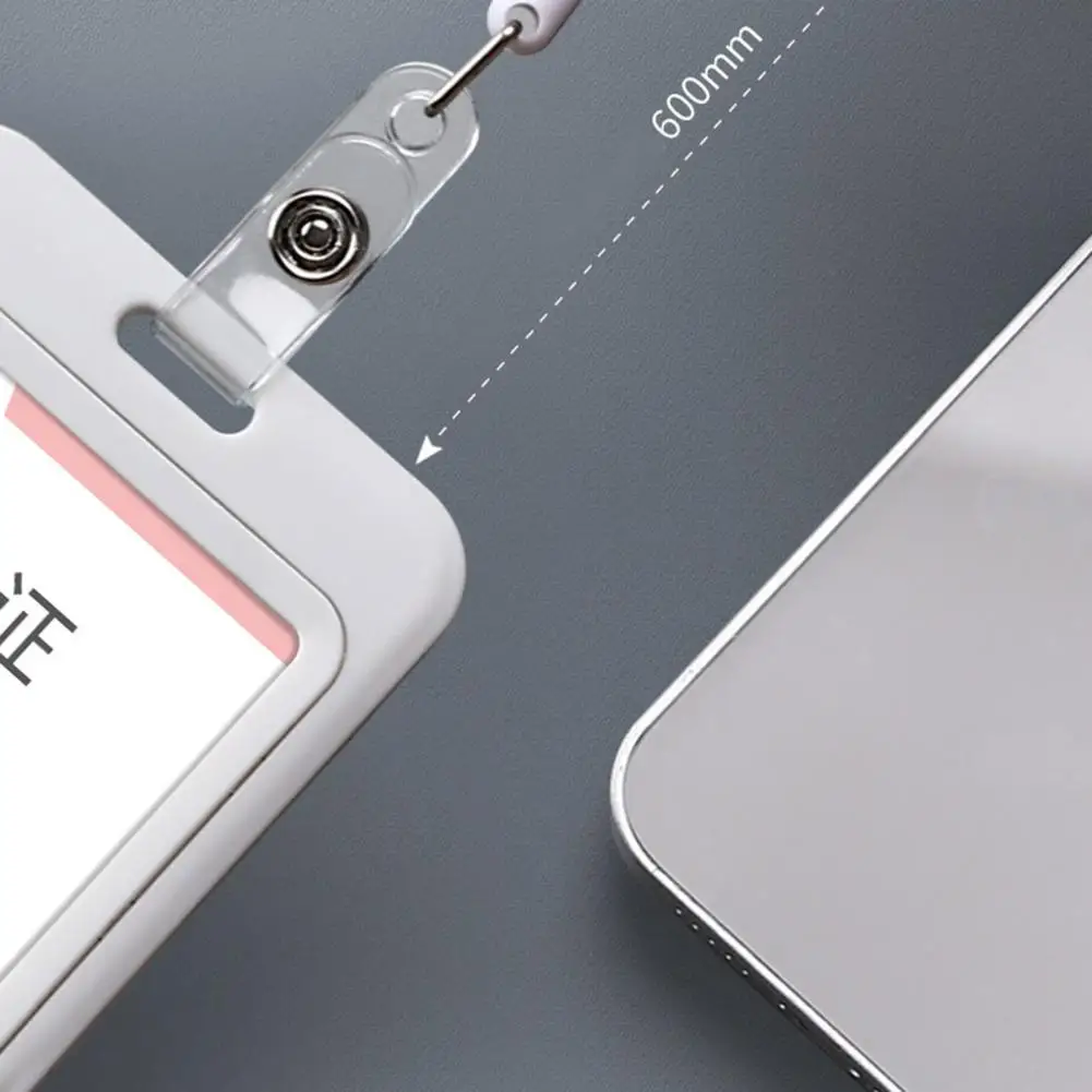 Professional Work Permit Badge Aluminium Alloy Staff Badge Holder Secure Case Fade-resistant Work Permit Cover Employee Name