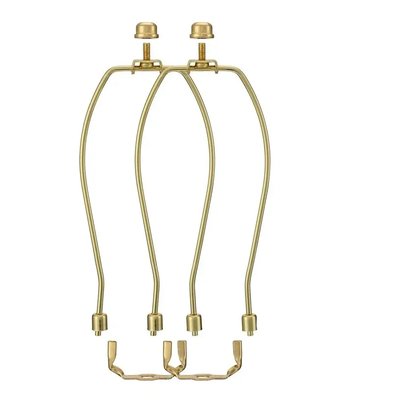 2 Pack Bulb Lamp Shade Light Bulb Clip Adapter Includes Finial And Lampshade Levellers For Replacement