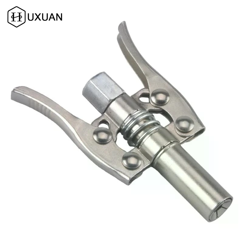 10000PSI Grease Gun Coupler Manual Grease Pump Head Syringe Lubrication Nozzle Oil Pump Filling Tool Grease Injector Nipple