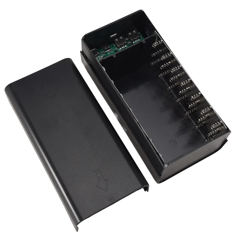 21X18650 Battery Case Welding Free Power Bank Case With Light 18650 Battery Charge Box Detachable Portable Diycase