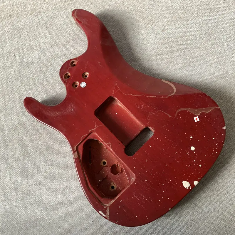 HB187 Electric Guitar Body SSH Pickups Quilted Top With Solid Wood Floyd Rose Tremolo DIY Guitar Parts Replace Accessories