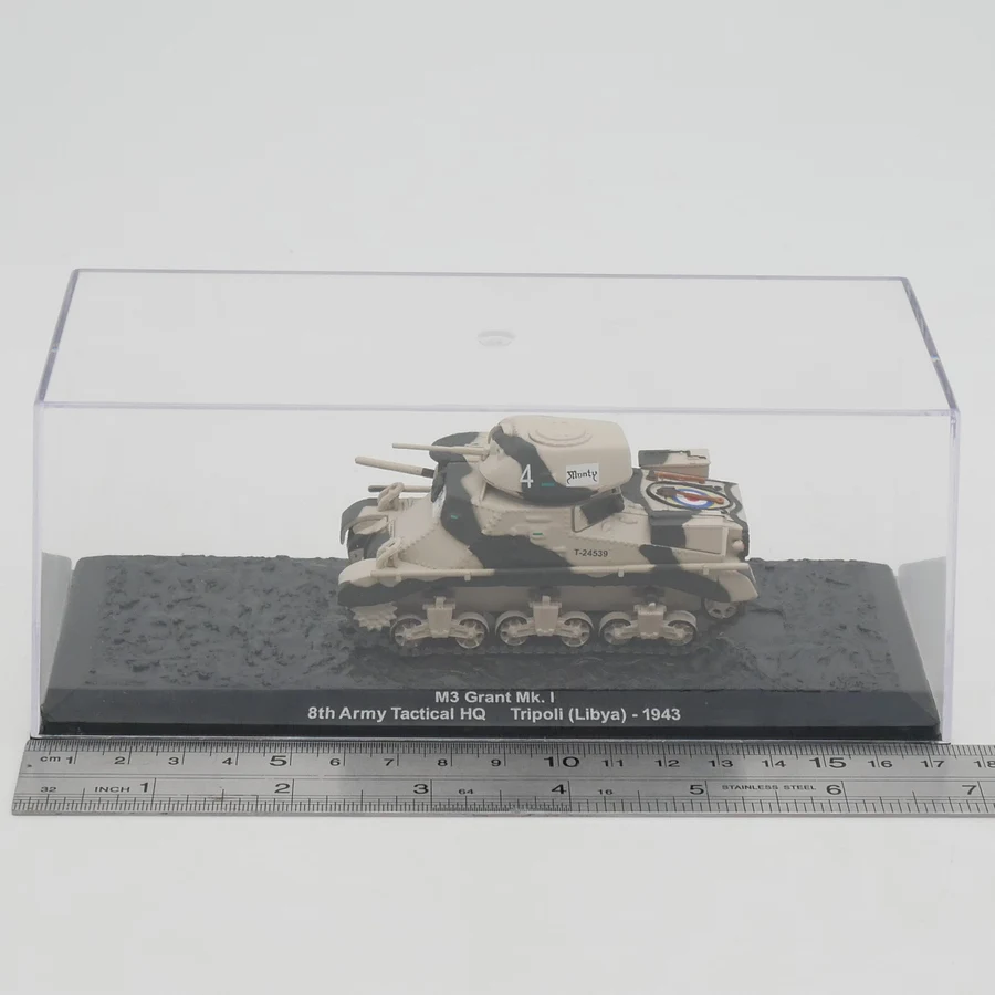 

Diecast Ixo 1:72 Scale M3 Grant MK.I 1943 World War II American Grant Lee Medium Tank Military Model Alloy Car Model Ollectible