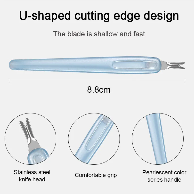 1 قطعة/5 قطعة انتهازي للبشرة مانيكير إهاب إخراج ملعقة دفع الأظافر أداة إزالة الجلد الميت العصي مانيكير SPT03