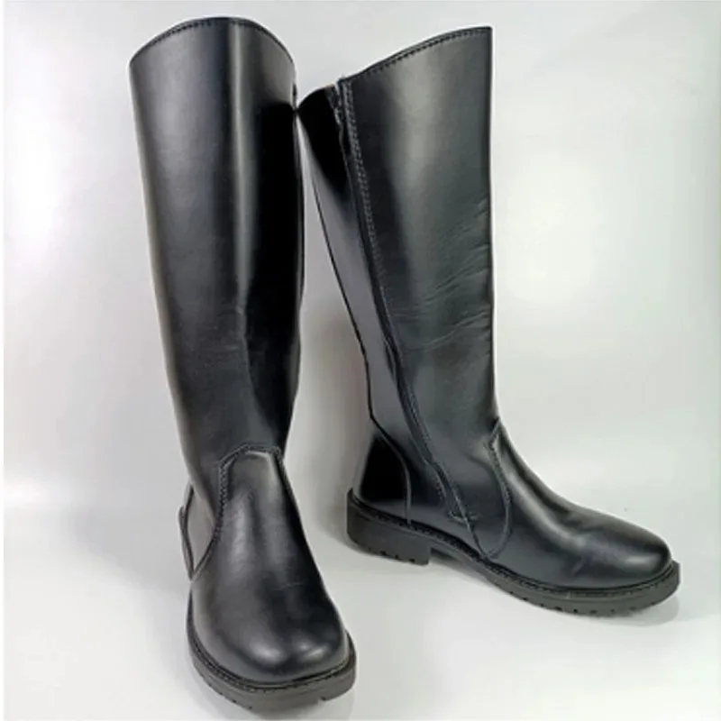 애니메이션 유리 브라이어 블랙 코스프레 부츠 남성 여성용 할로윈 파티 의상 액세서리 하이힐 신발;3.k'6;d.a;