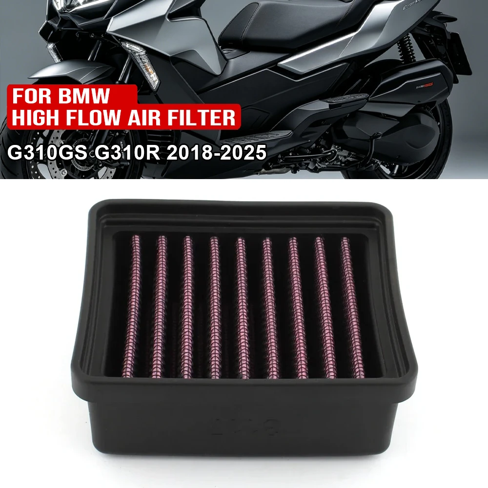 

G310R 2017-2025 Motorcycle High Flow Air Filter Intake Cleaner FOR BMW G310GS G310 GS G310 R 2018-2025