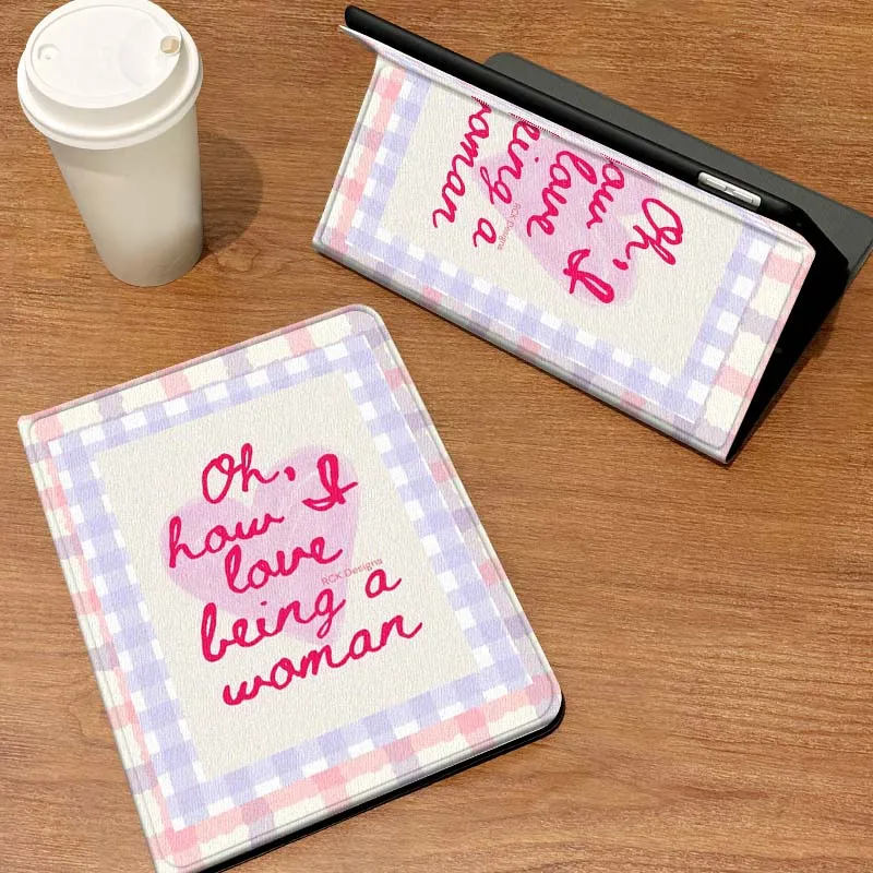 

Cartoon Heart Love Woman Case For Samsung Galaxy Tab A7 A A9 A11 S6 A11 A8 S11 Lite Plus 10.4 10.5 Inch Tablet