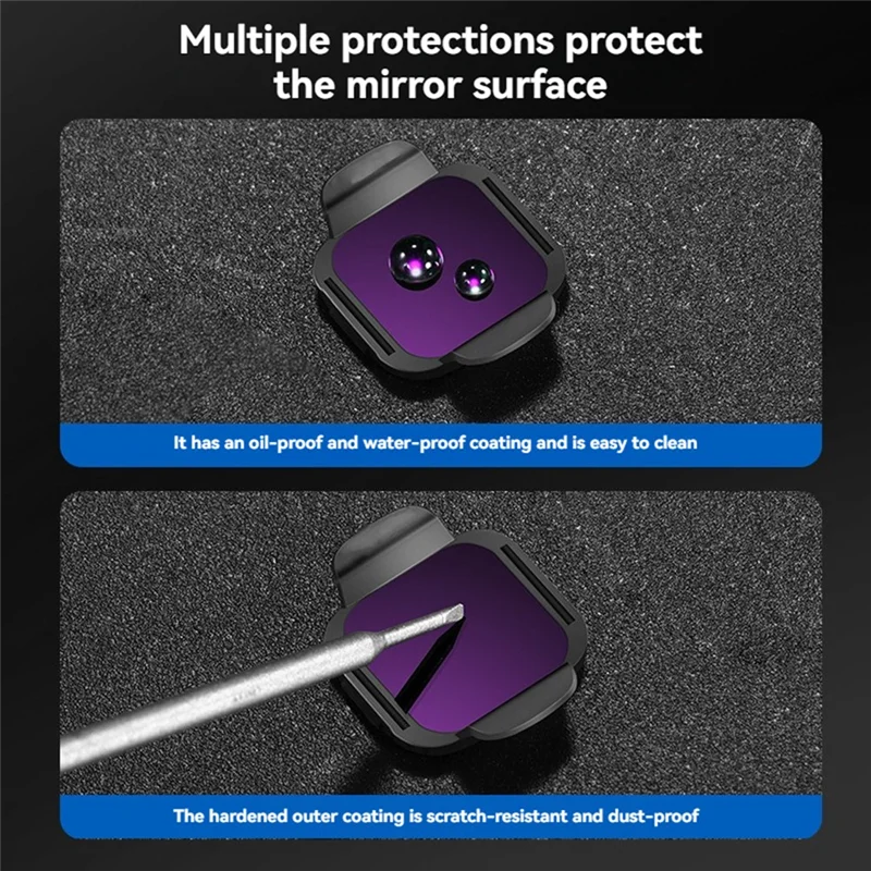 DJI 플립 스냅온 HD 광학 유리 중성 밀도 렌즈 필터용 ABKQ 편광 ND 필터 키트, 향상된 항공 촬영