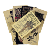 The Magickal Botanical Oracle Cards A 33 Tarot English Divination Edition Deck Borad Games