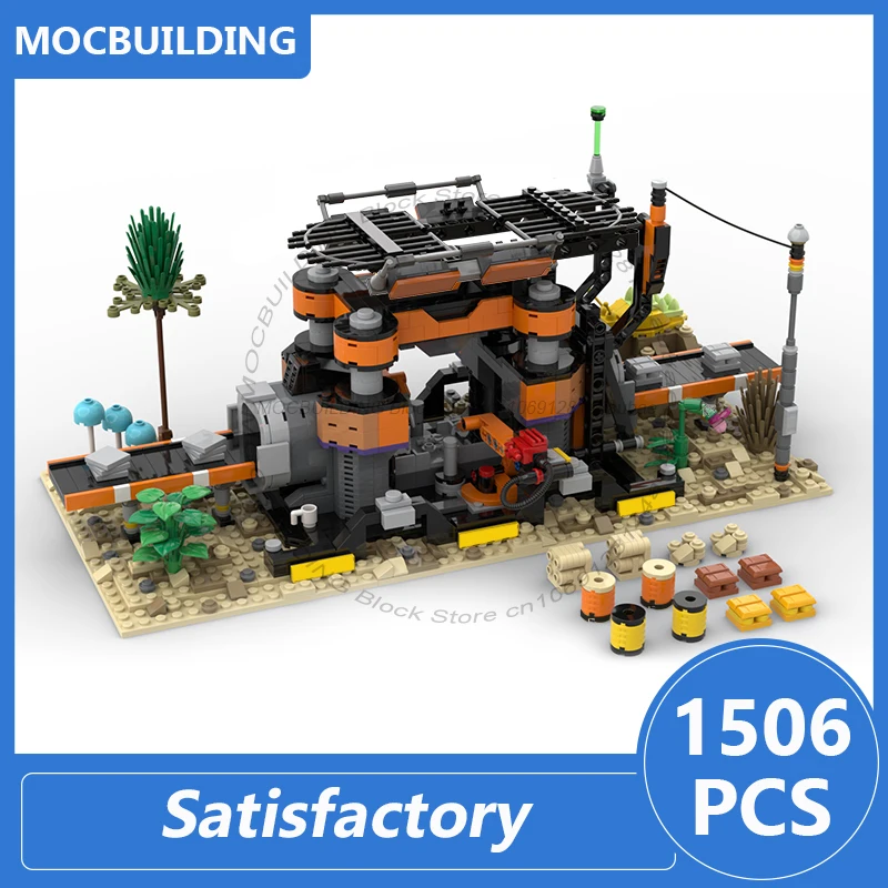 

Satisfactory Architecture Model Moc Building Blocks Diy Assemble Bricks Games Collection Display Creative Toys Gifts 1506PCS