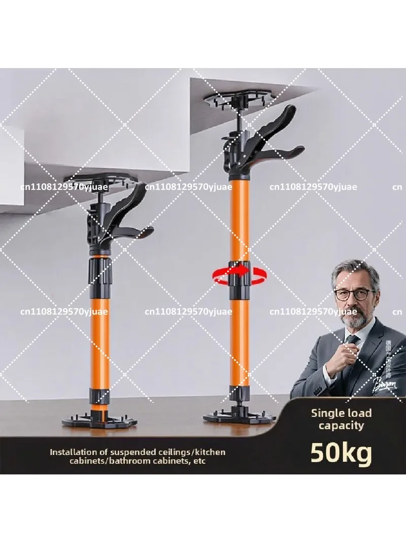 Heavy Duty Lifting Bracket for Hanging Cabinet Installation, Gypsum Board Ceiling Support Tool for Kitchen and Bathroom Cabinets