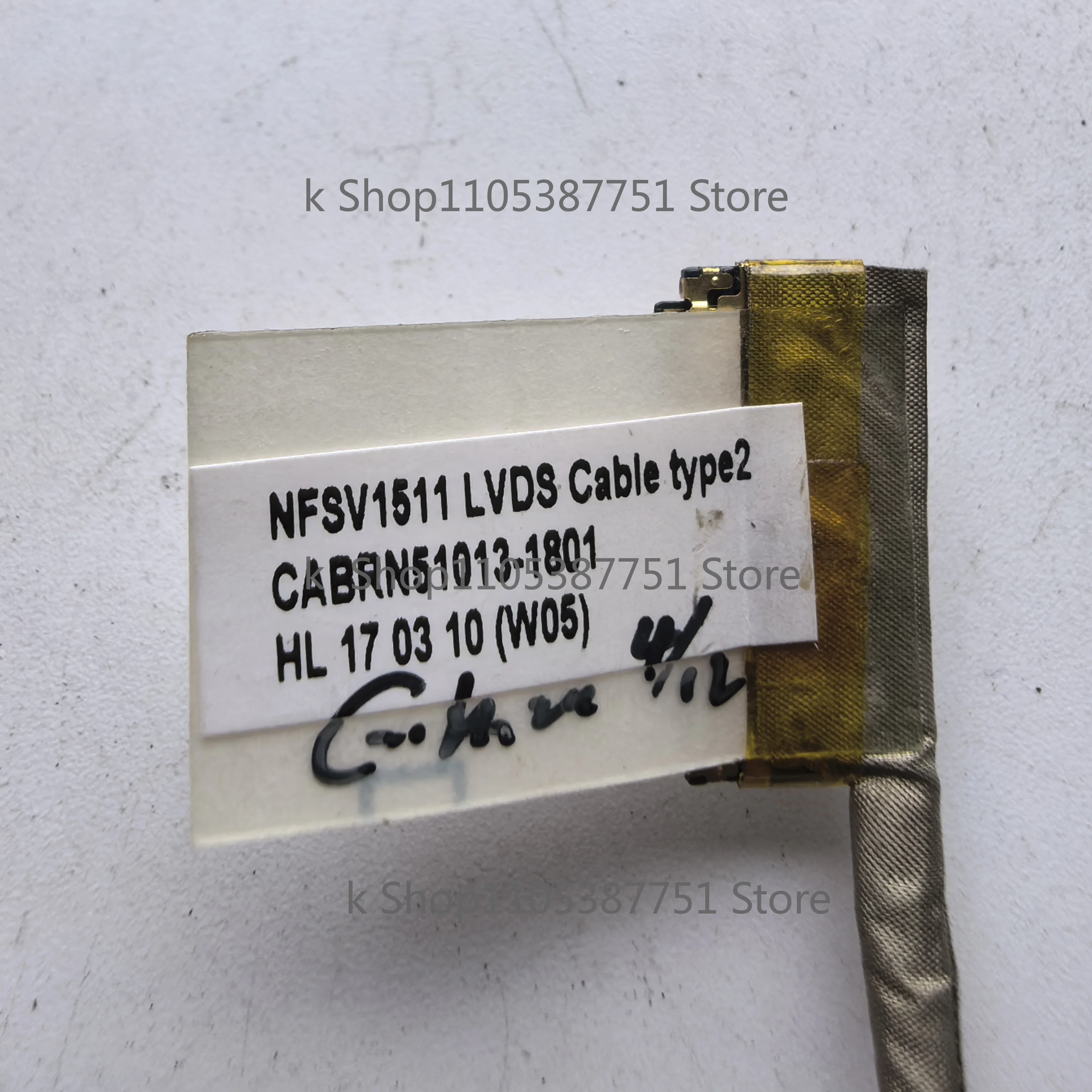 New laptop lcd lvds cable for MECHREVO x6ti-s X6TI-M X7TI CABRN51013-1801