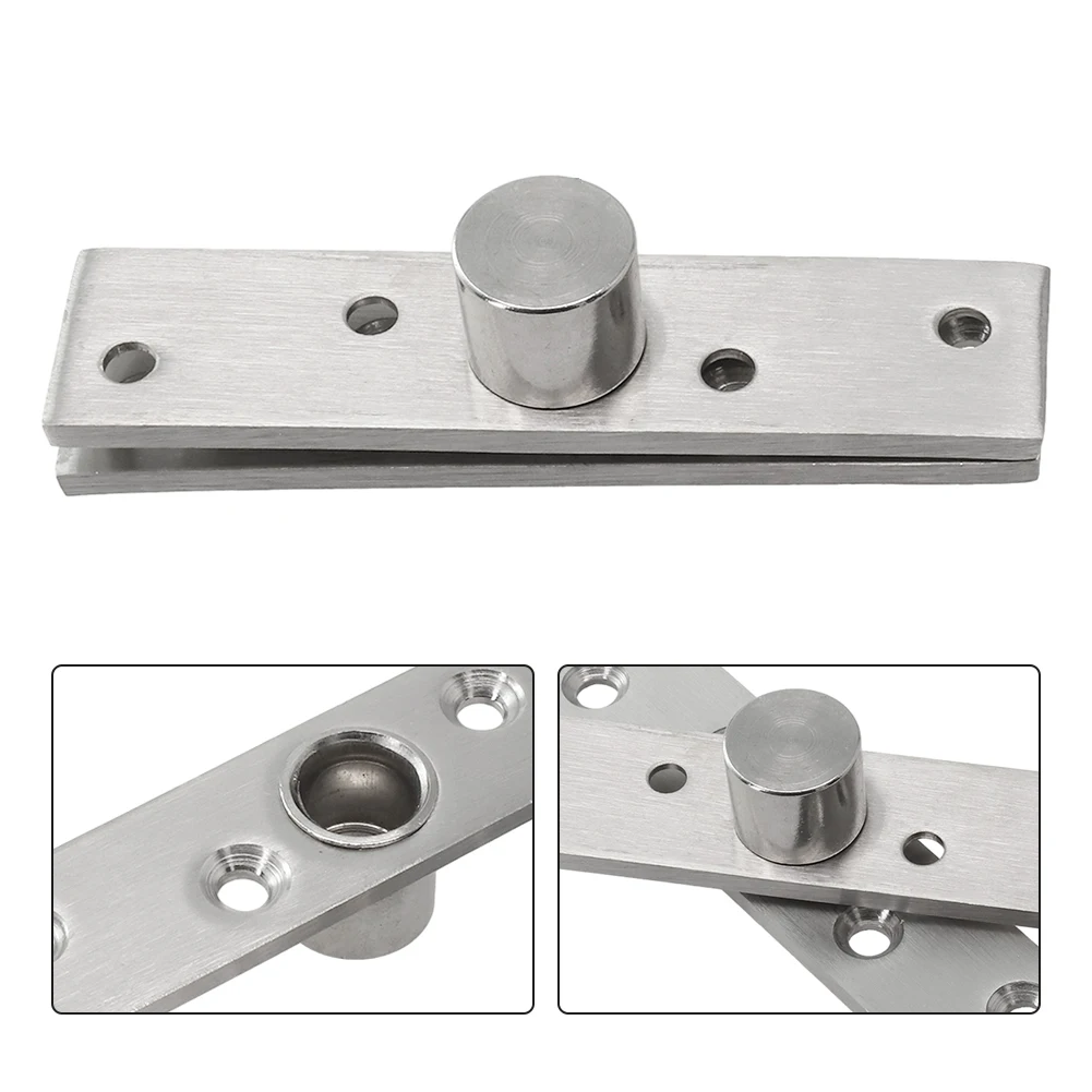 Sleek Design Stainless Steel Door Hinges Enabling Smooth For 360 Degree Rotational Motion; Great For Any Room Setup