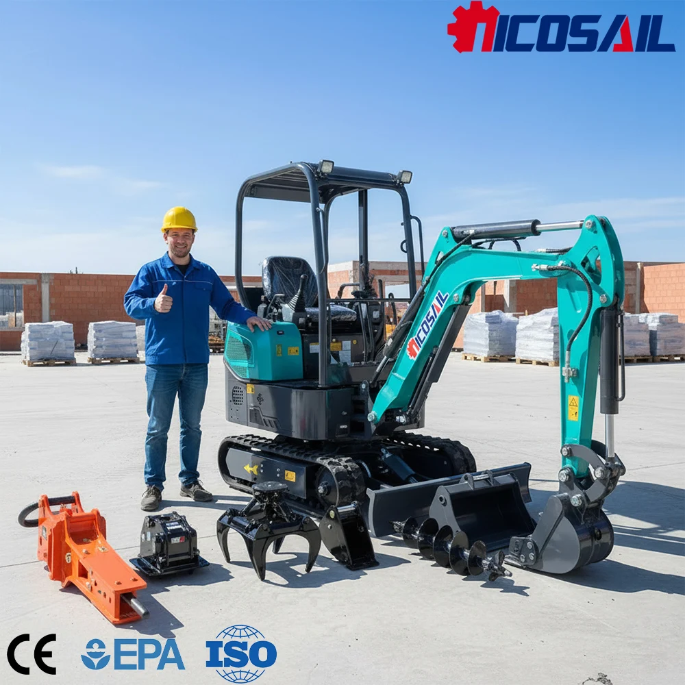 

Мини-экскаватор 1.2 тонны, на заказ, соответствует стандарту Евро-5, сертифицирован CE, малогабаритный гидравлический экскаватор для сельскохозяйственных работ