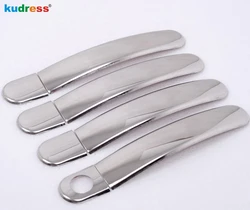For VW For Volkswagen Golf 4 Jetta4 Mk4 Passat B5 Bora polo skoda octavia 4pcs Stainless Steel Chrome Door Handle Cover