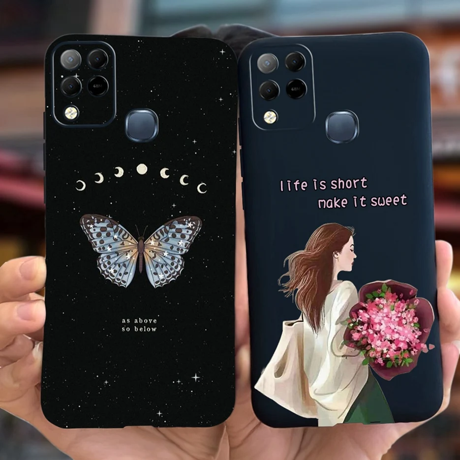 For Infinix Hot 10s Case X689 X689B X689C New Fashion Cartoon Cover Soft TPU Phone Case For Infinix Hot 10S 10T Hor10s NFC Shell