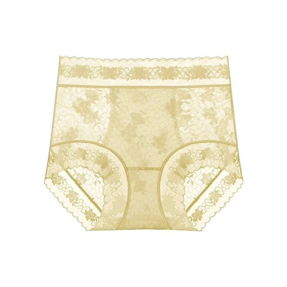 

High Waist Lace Butt Lifter Briefs Tummy Control Transparent Women Underwear Shapewear Waist Trainer Lace Slimming Shapers Girl