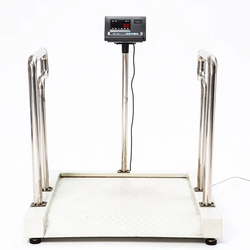 Modern Medical Custom Hospital Weighing Scale 500kg Capacity 0.5kg Accuracy LCD Display Medical Grade for Patient
