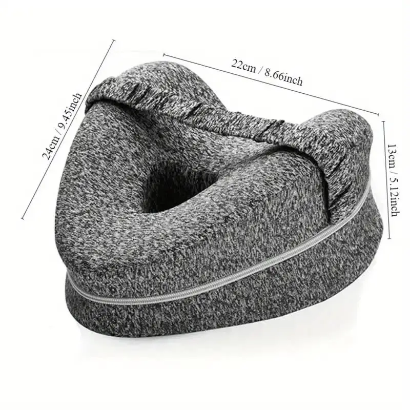 Cuscino per le gambe in Memory Foam cuscino per la schiena della Sciatica ortopedica per dormire cuscino per le gambe a forma di cuore con Clip a forma di cuore