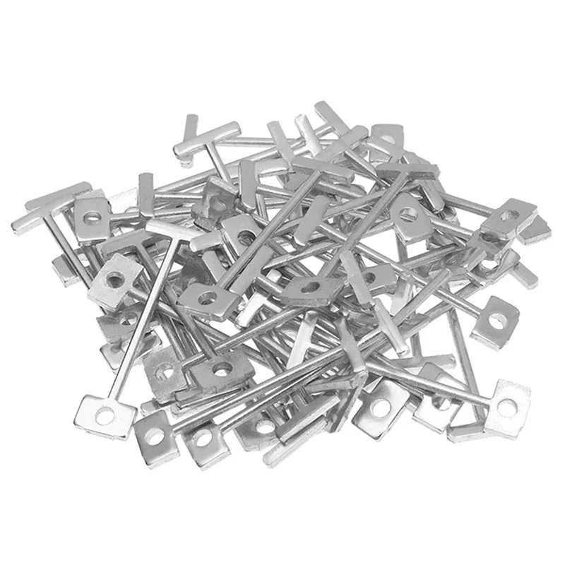 WORTHOWN-400Pcs 1.5Mm 바닥 벽 타일 레벨링 시스템 레벨러 건설 도구 용 강철 바늘 못 교체