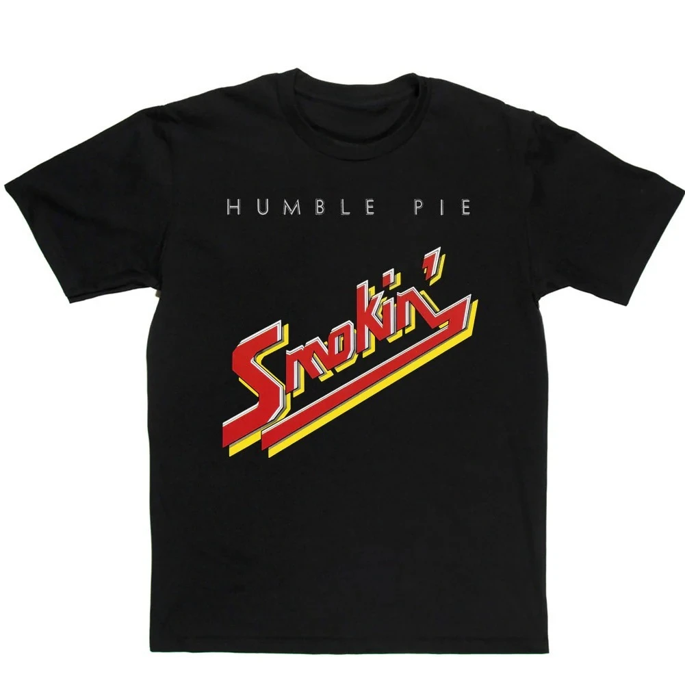 

Humble Pie Smokin Trendy Clothing Pattern Printing Summer Luxury Brand Cotton Men's and Women's T-Shirts Short Sleeves