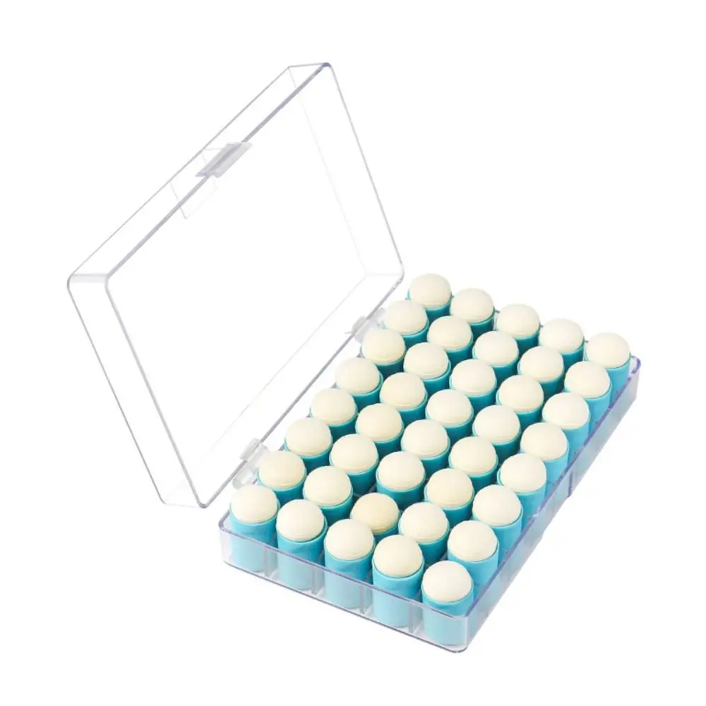 40개/세트 다양한 색상의 손가락 도브러, 작은 사이즈 스펀지 재질, 어린이 그림 도구, 얼룩 만들기 공예용 작은 스펀지 도브러