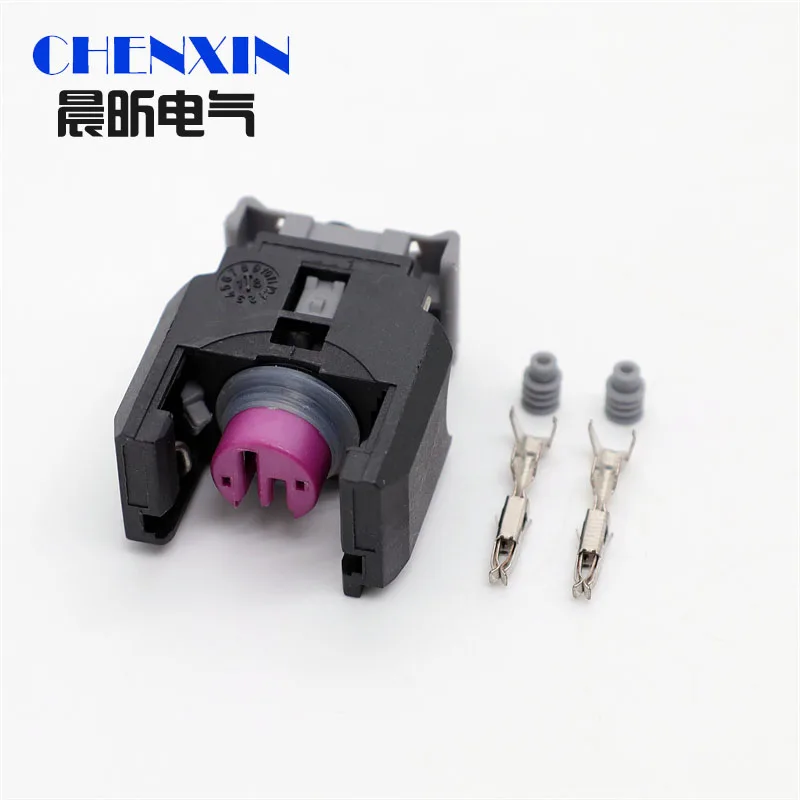 

Hot 2 pin for Delphi EFI diesel common rail engine H5H6 injector nozzle connector plug For Buick The Great Wall 13816706 seale