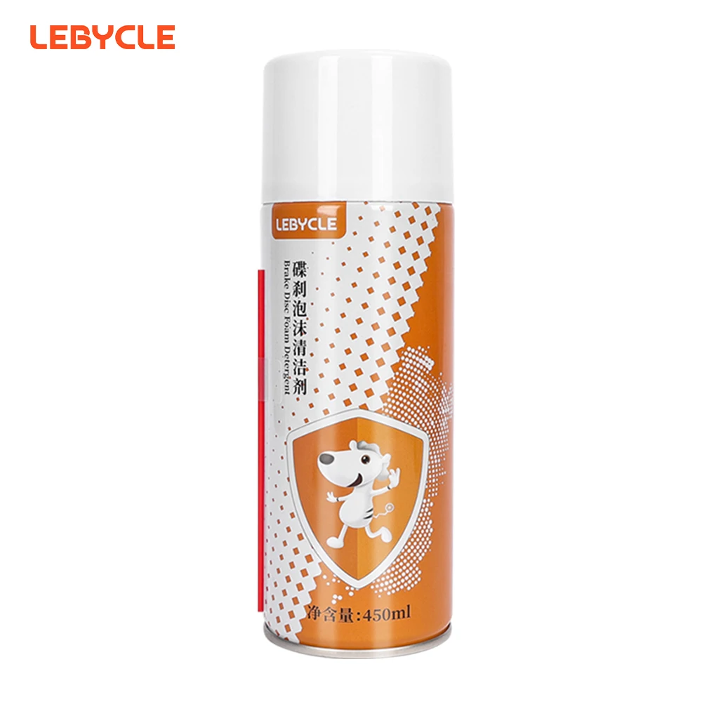 LeBycle Oil And Dirt Powerful Degreaser Bike Flywheel Decontamination Foam Bicycle Disc Cleaner Cycle Cleaning Foam