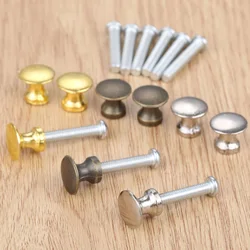 5Pcs Zinc Alloy Vintage Furniture Mini Knobs and Handles Jewelry Chest Cupboard Drawer Kitchen Cabinet Door Pulls Knob 12mm*11mm