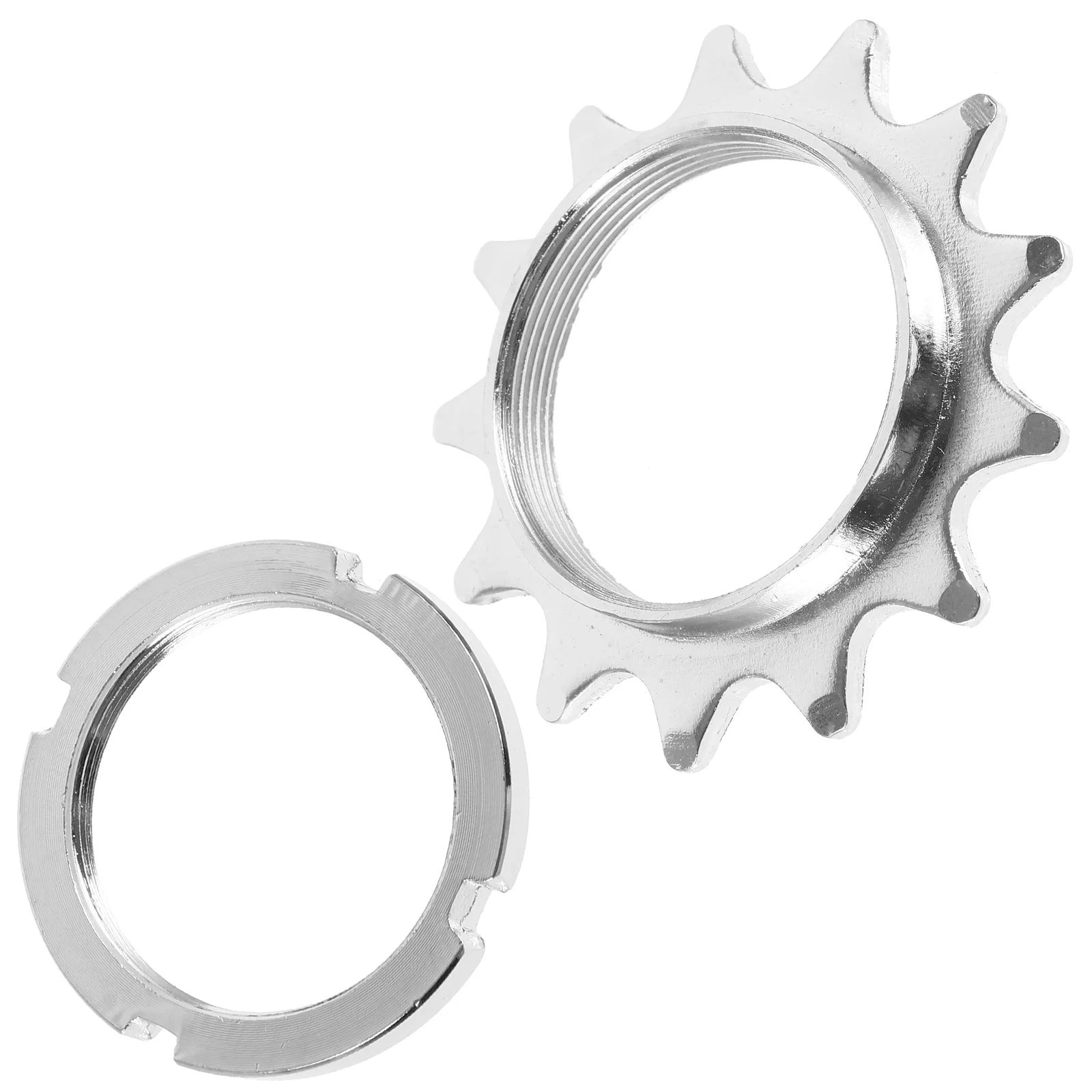 

1 set 13T Freewheel Lock Ring High-Strength Steel Single Speed Bike Freewheel For Fixed Gear Hub Durable Metal Bicycle Sprocket