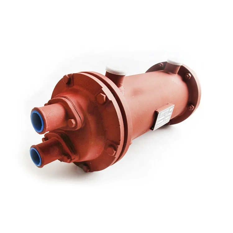 Low MOQ Hydraulic Elevator LG1.0 Water Cooled Marine Oil Cooler with HCT400A HCD600A HC600A Heat Exchanger Tubes