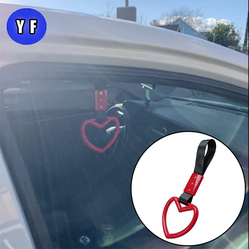 

Car Love Ring Japanese Nightlight Car Carrying Ring Car Inner Pull Ring Car Rear Modification Love Ring