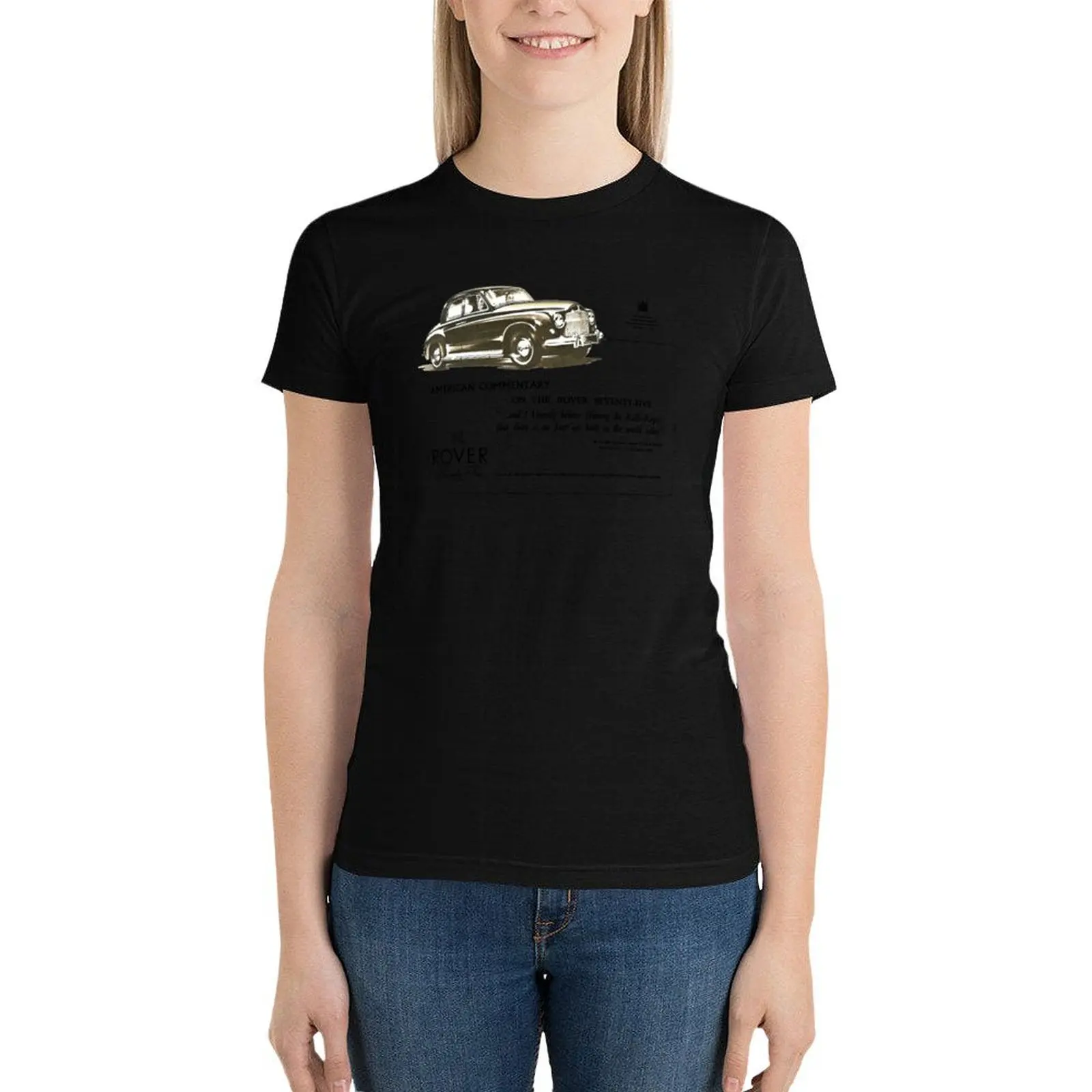 

ROVER P4 T-Shirt cute clothes summer tops t-shirts for Women graphic tees funny