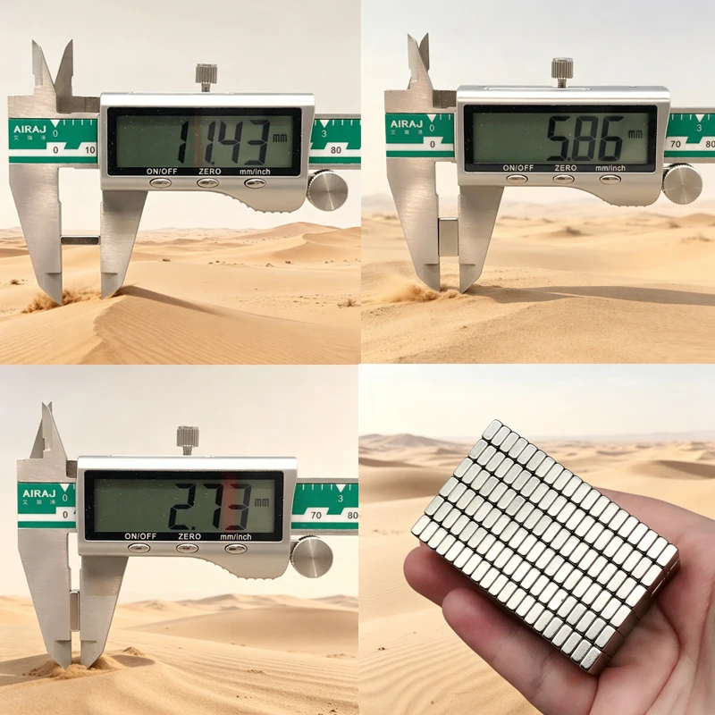 10–100 Stück 12 x 6 x 3 mm Magnet N35 NdfeB Permanentmagnet Imanes Quadratische Form Starker Neodym-Magnet 12 x 6 x 3 mm Zubehör – Detail 4
