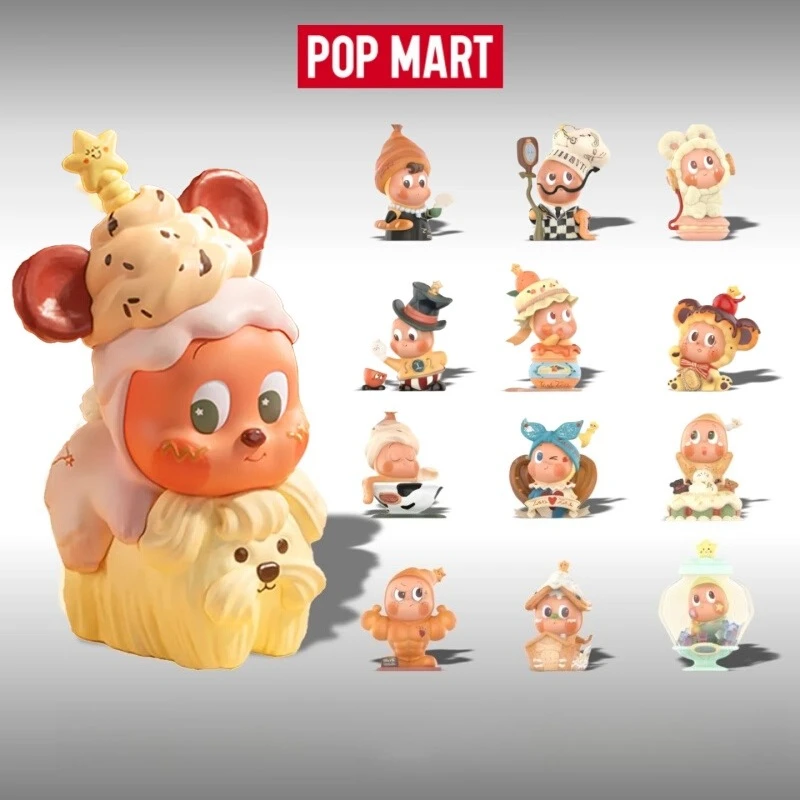 

Pop Mart Star People Delicious Moment Series Blind Box Desktop Mystery Box Cute Doll Gift Kawaii Anime Toy Ornament Gift