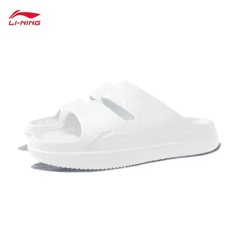 شباشب LI-NING SOFT CLAP للجنسين مريحة وخفيفة الوزن وبطانة مضادة للانزلاق صنادل ناعمة AGAV017