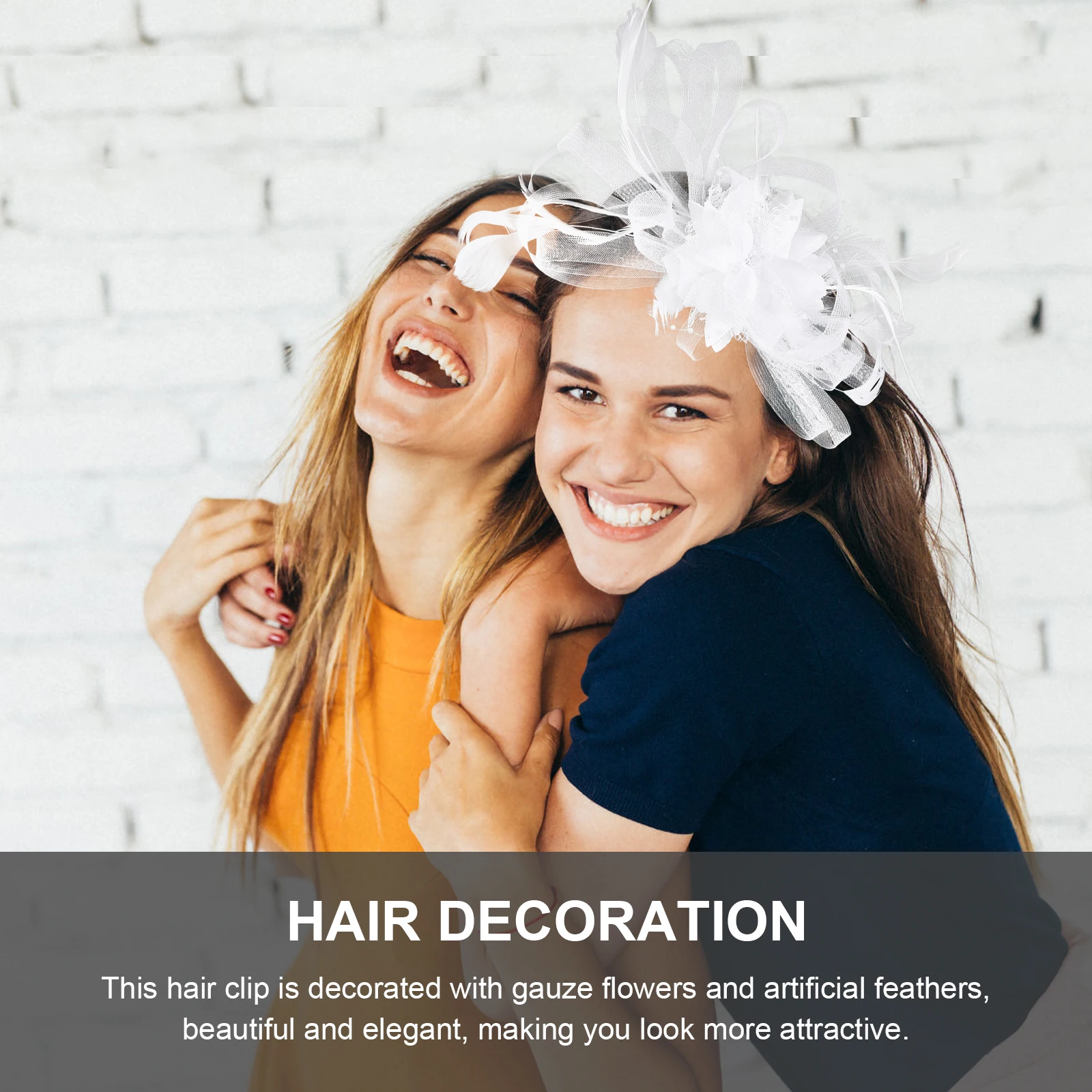 

1pc Bridal Wedding Hairpin Gauze Elegant Party Headdress Woman Creative Hair Clip Masquerade Stage Photo Accessory