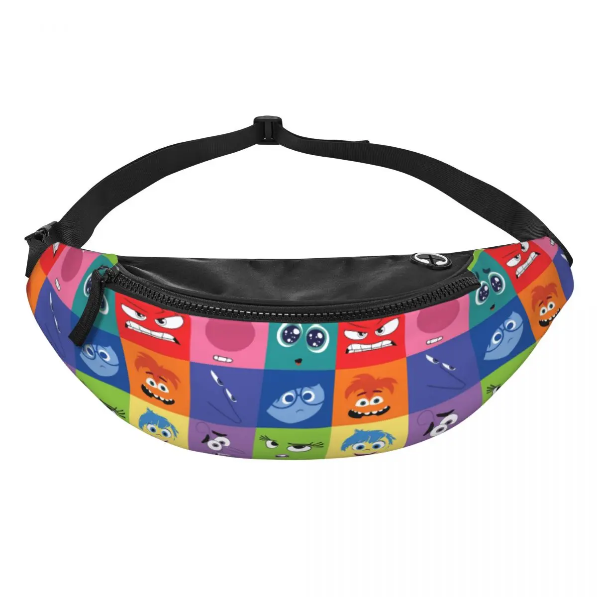 

Поясная сумка-бананка Custom I-Insides Cartoon Out для мужчин и женщин, кроссбоди, для бега, для телефона и денег