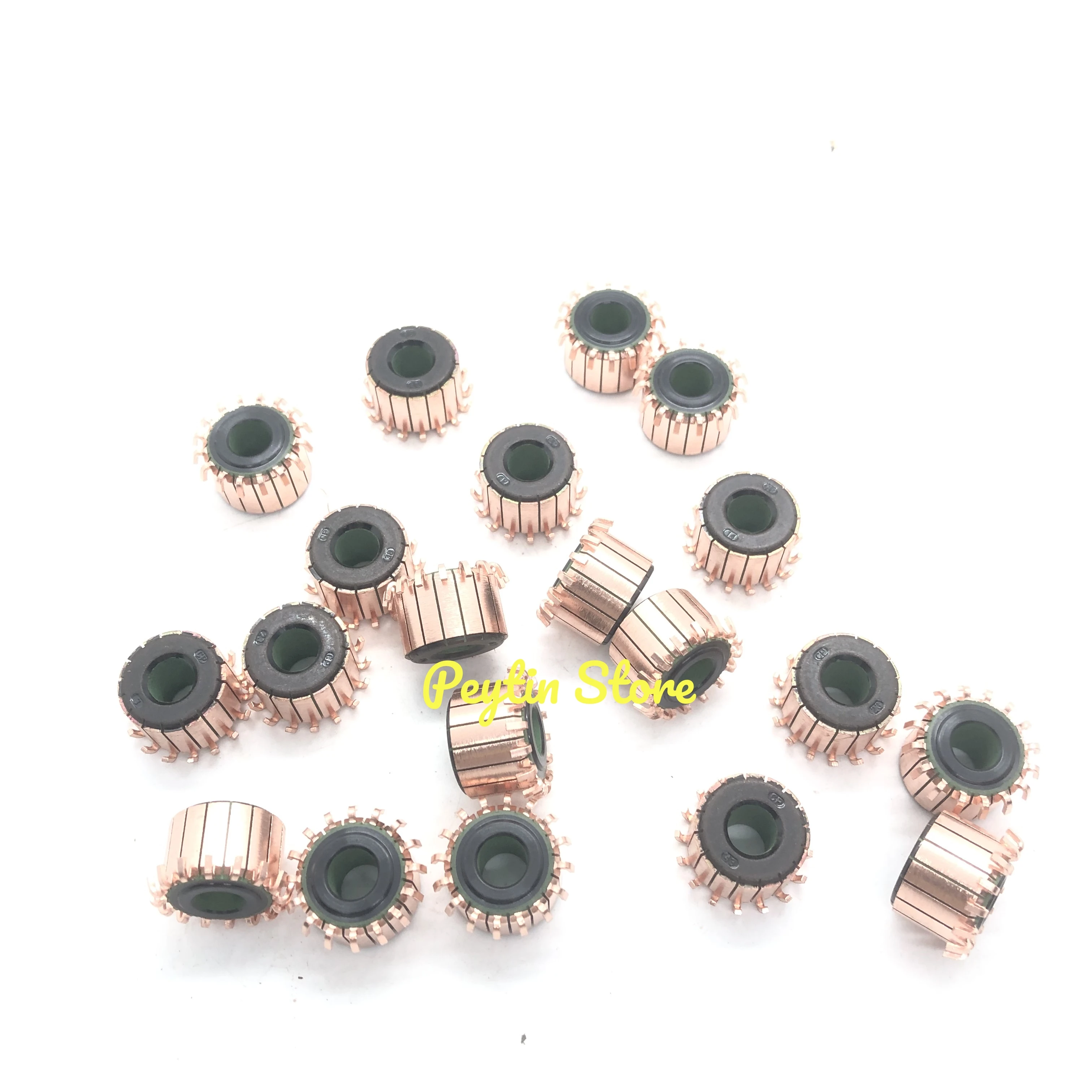 

20Pcs 8x14x19mm 16P QC-581 Hook Type Copper Bars Electric Motor Commutator