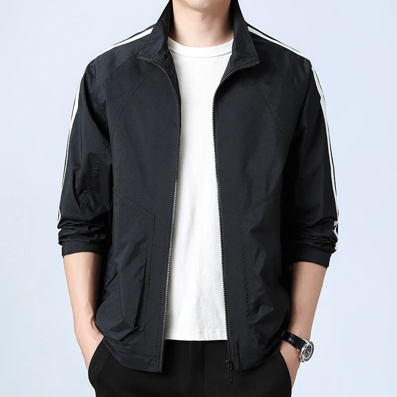 Spring and Autumn Men's Outdoor Running Fitness Fashion Leisure Corduroy Jacket Loose and Comfortable Trendy Versatile Coat