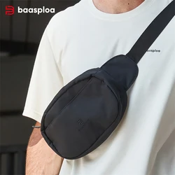 Baasploa, nuevos hombres, riñonera para correr, impermeable al aire libre, multifuncional, bolsa deportiva para gimnasio, moda femenina, bolsa para correr con hebilla portátil