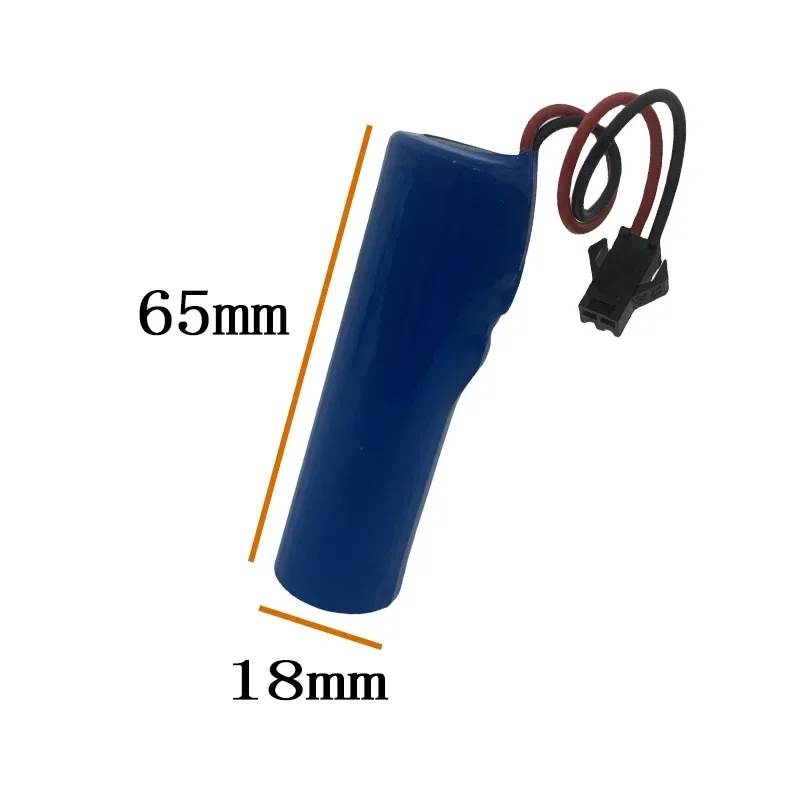 Batteria agli ioni di litio 3.7V 3500mAh 18650 per giocattoli auto SM-2P Plug Boat Car Water soft Gun parti della batteria