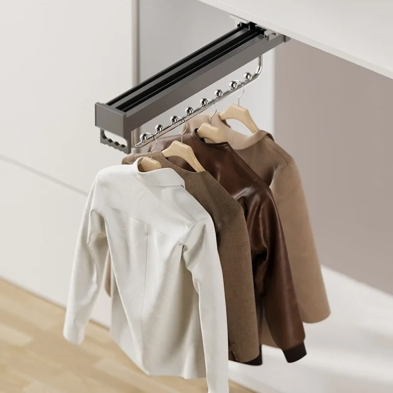 Appendiabiti telescopico Appendiabiti in lega di alluminio Appendiabiti per guardaroba retrattile Appendiabiti Organizzatore portatile Mobili