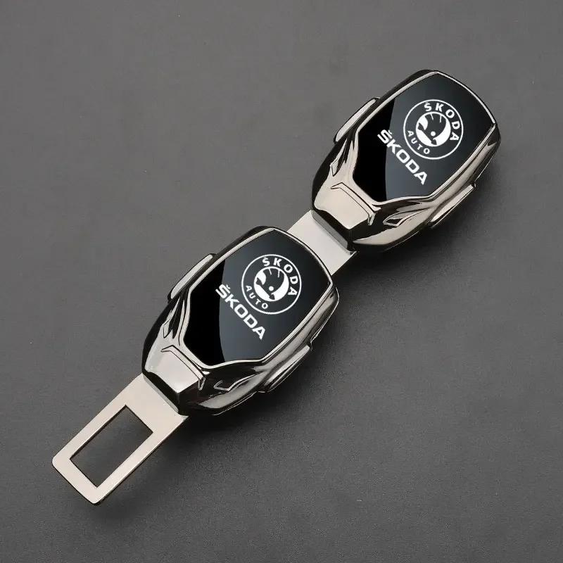 Car New Seat Belt Clip Extender Seat Belt lock Socket safety buckle For Skoda VRS Octavia SUPERB FABIA KAMIQ KAROQ KODIAQ RAPID