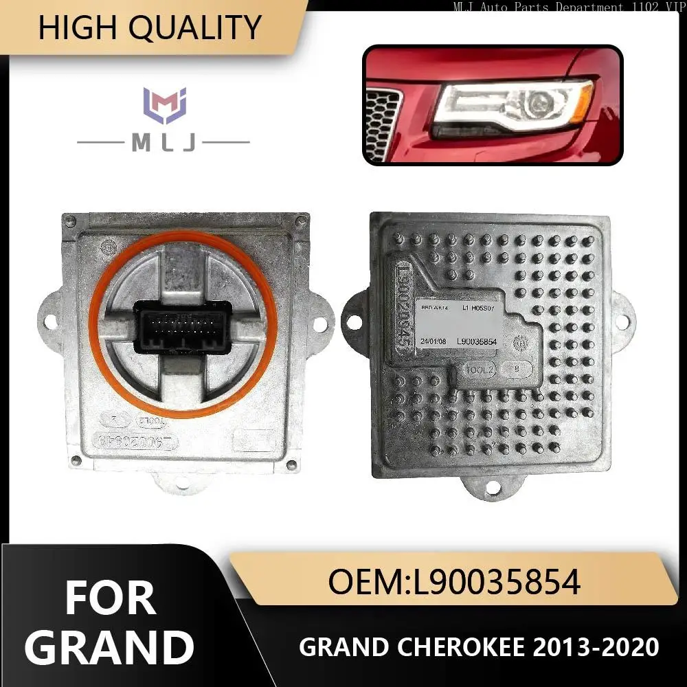 OE L90035854 For Jeep Grand Cherokee 2013-2020 Headlight Driver Module Ballast Computer LED Angel Eye Unit DRL Car Accessories