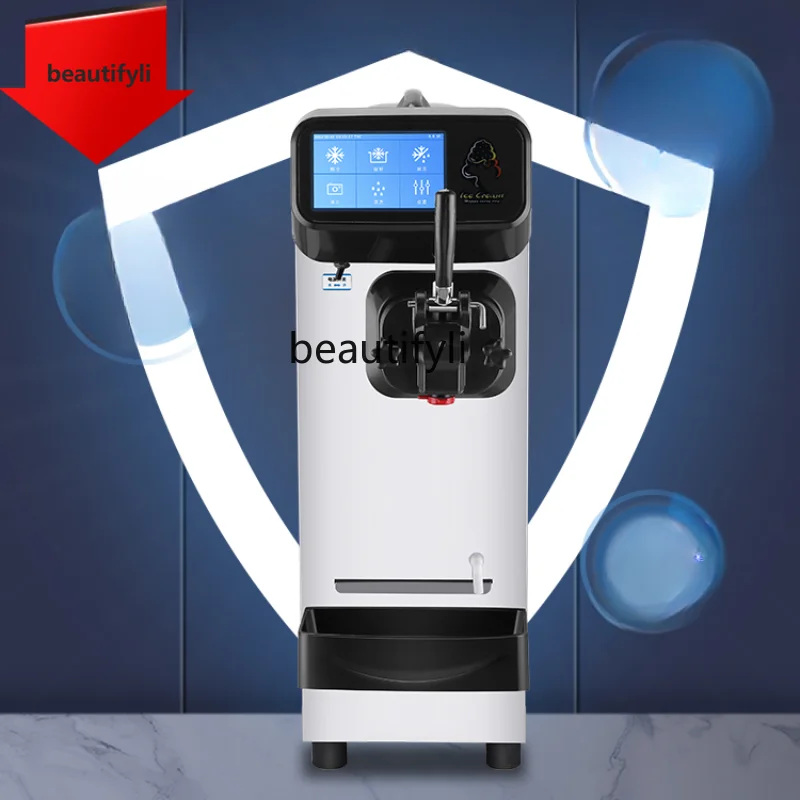 

A61 Single-Head Ice Cream Machine Commercial Desktop Fully Automatic Ice Cream Machine Sundae Ice Cream Machine