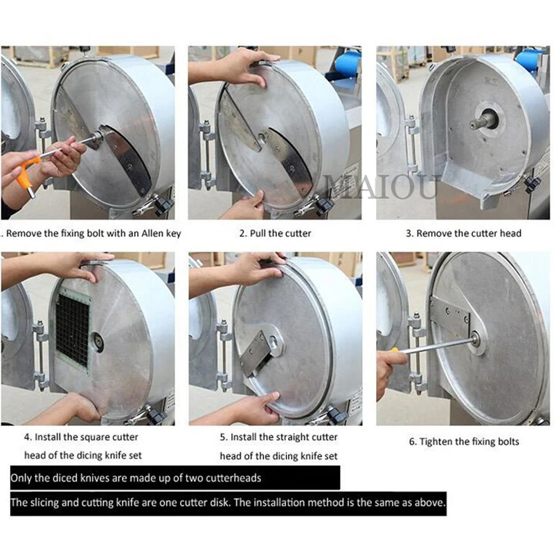 Multi-function Double-head Fruit And Vegetable Processing Equipment Cutting/Cutter Machine For Sale