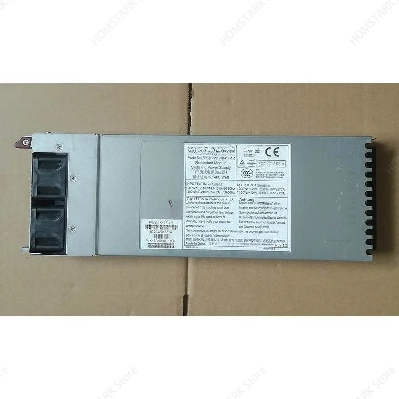 PWS‑1K41F‑1R 1400W Server Redundant Power Supply, Compatible with NF8560M2, 748TQ, 818TQ Server PSU Module