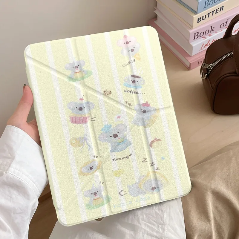 

Smart Cover for IPad Pro 11 Inch Case 2024 Air 5th 4th 10.9 IPad 10th Gen Case 2022 Air 2/3 10.5 10.2 7th 8th 9th Gen Koala