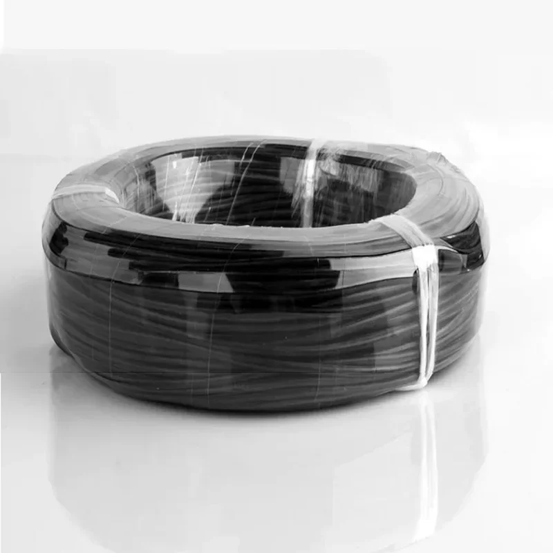 1/5/10m Black Solid Silicone Round Strip Dia 1-25mm Silicone Gasket Trim Seal Strips O Ring Waterproof High Temperature Resist